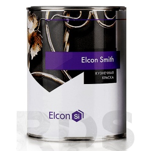 Кузнечная краска Elcon Smith черная полуглянец, 0,8 кг - фото